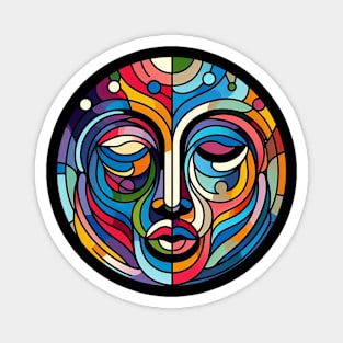 Faces - Flow - Colors Magnet