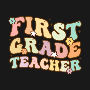 Vintage 1st First Grade Teacher Back To School Gifts T-Shirt