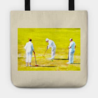 Playing Golf Croquet Tote