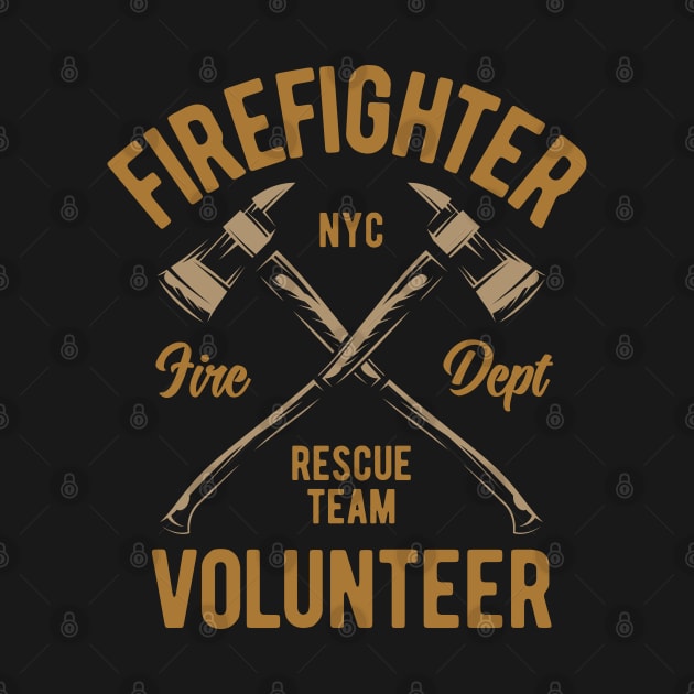 Fire Fighter Volunteer by JabsCreative