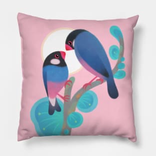 Java sparrows Pillow