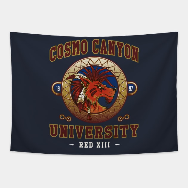 Cosmo Canyon University - Video Game Tapestry by Nemons