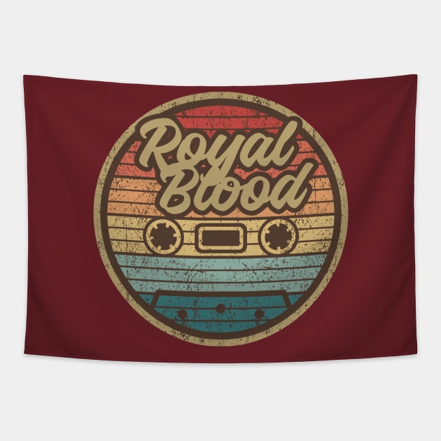 Royal Blood retro Cassette Tapestry by penciltimes