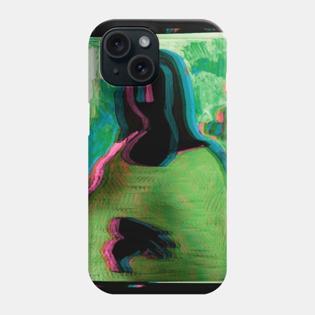 Maybe Mona Phone Case by Kat Evans