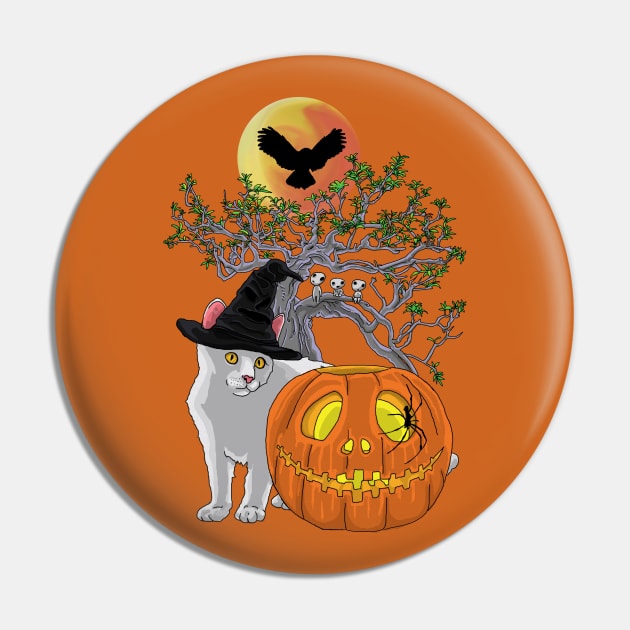 Cat Halloween Pin by Astrablink7