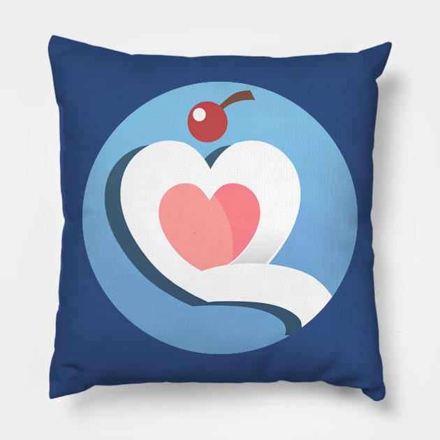 Cupcakes for the Heart Pillow by Phreephur