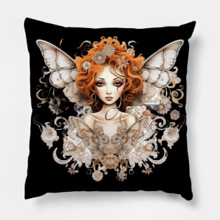 Red Haired Beauty Pillow