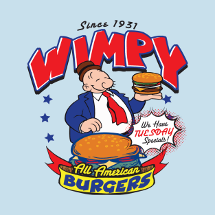 Wimpy All American Burger T-Shirt