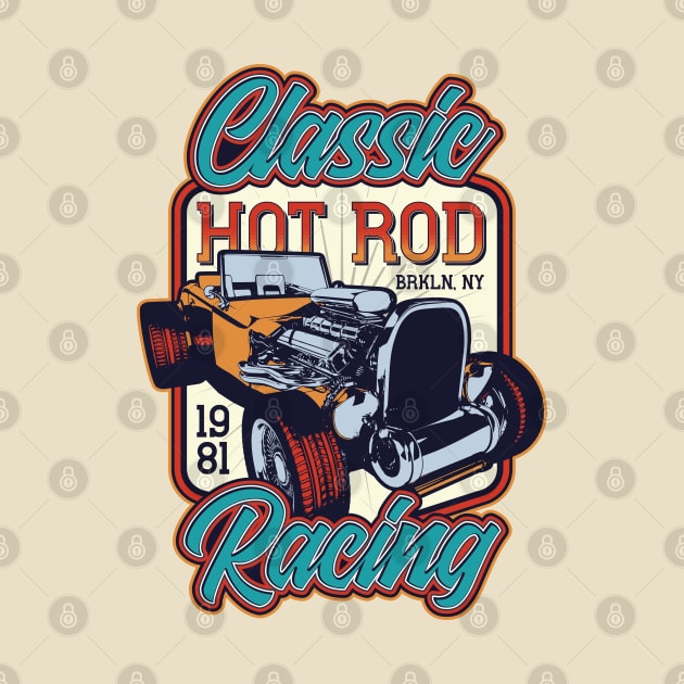 Classic Hot Rod Racing Brooklyn 1981 by Verboten