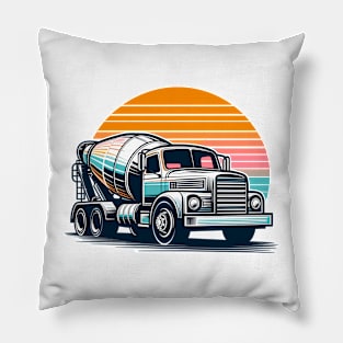 Concrete Mixer Truck Pillow