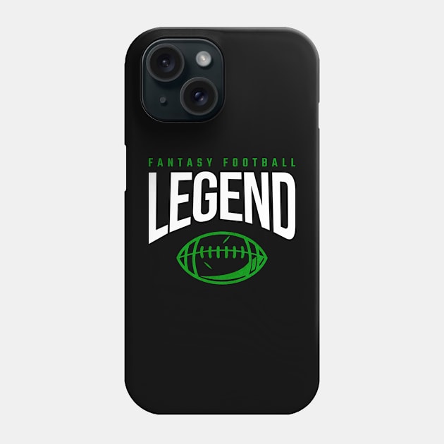 FANTASY FOOTBALL LEGEND Phone Case by BACKBRIDGE Designs