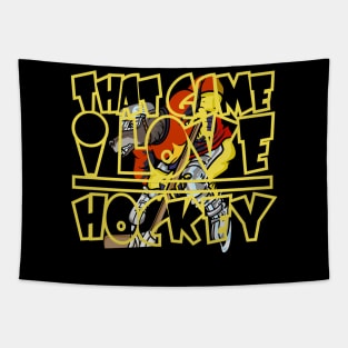 That Game I love Hockey Birthday Gift Shirt Tapestry