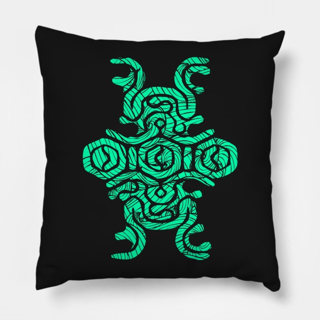 Symbol Colossus Pillow by Taki93