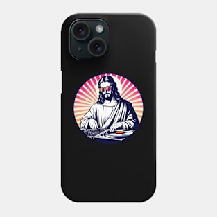 music DJ jesus Phone Case