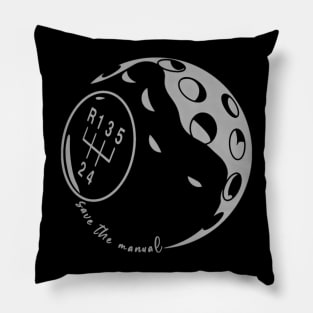 Manual transmission t-shirt Pillow