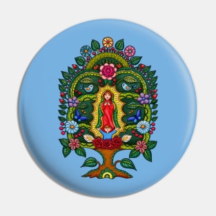 Mexican Tree of Life #1 Pin