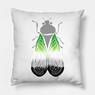 Aro-Winged Cicada Pillow