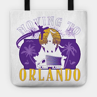 Vintage Worn Moving to Orlando Florida to the Magic Tee Tote