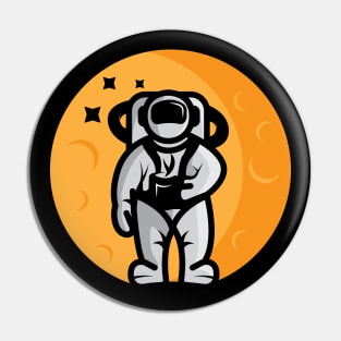 Astronaut coffe Pin