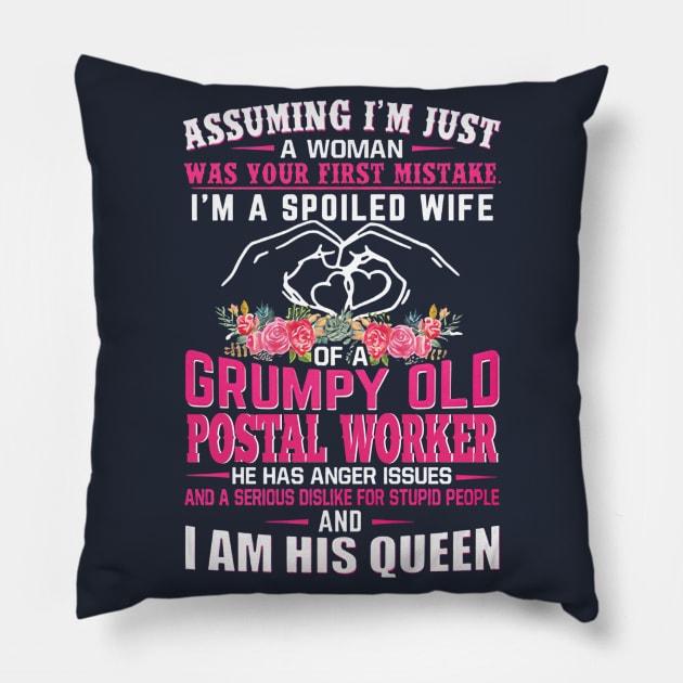 Postal Worker Pillow by janayeanderson48214