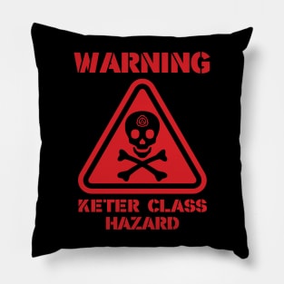 SCP Warning Keter Class Hazard Pillow