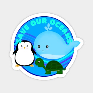 Save Our Oceans Magnet