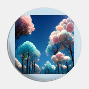 Cotton Candy Trees Pin