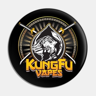 Black Kungfu Vapes Logo Pin