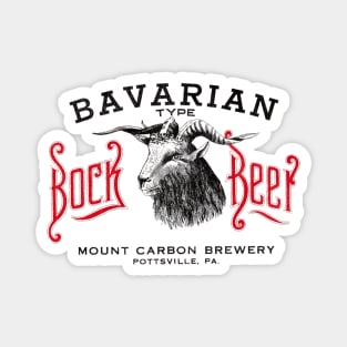 Bavarian Bock Beer Retro Defunct Breweriana Magnet