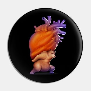 Heavy Heart Pin