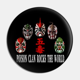 Five Deadly Venoms Pin