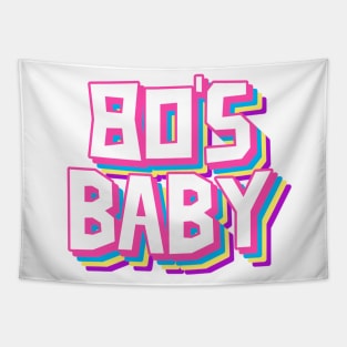 BORN in 1980 An 80s Baby Tapestry