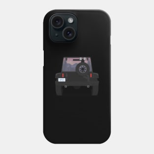 An Amazing View Of Backside Of An Offroad Car For Traveling Phone Case