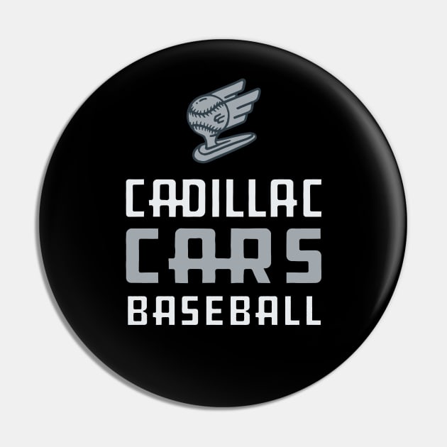 Cadillac Cars Baseball (light) Pin by Northwoods Baseball Sleep Radio