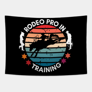 Funny This is my first rodeo cool rodeo pro in training tee Tapestry