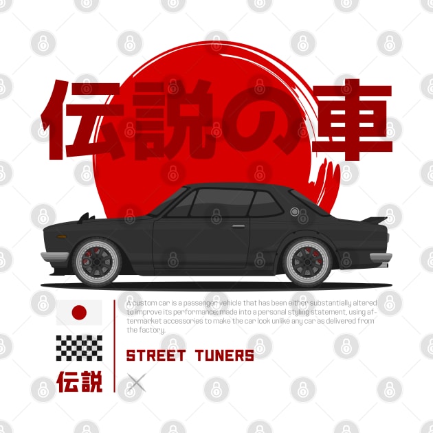 Tuner Black Hakosuka JDM by GoldenTuners