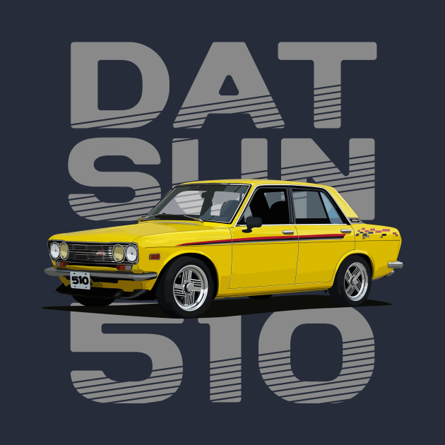 Datsun 510 Bluebird - Classic Car by Ajie Negara