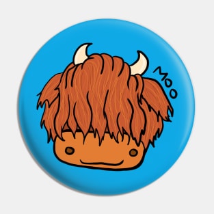 Highland Moo Pin