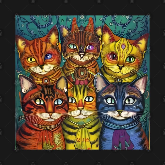 Crazy cats by Maison de Kitsch