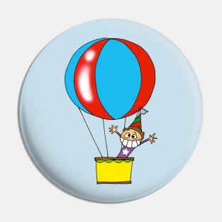 hot air balloon kid Pin