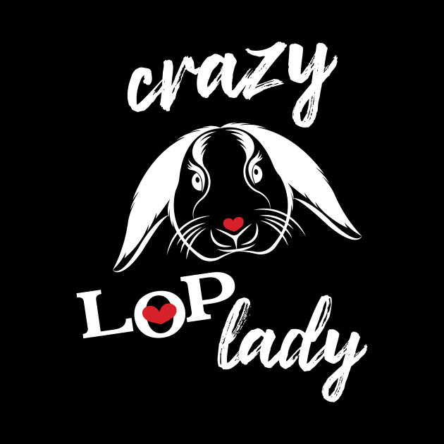 Crazy lop lady miniature lop eared rabbit lover by Nice Surprise