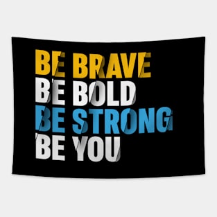 Motivational Strong Quote Tapestry