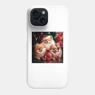 CHRISTMAS DOGS: pomeranian special christmas edition Phone Case