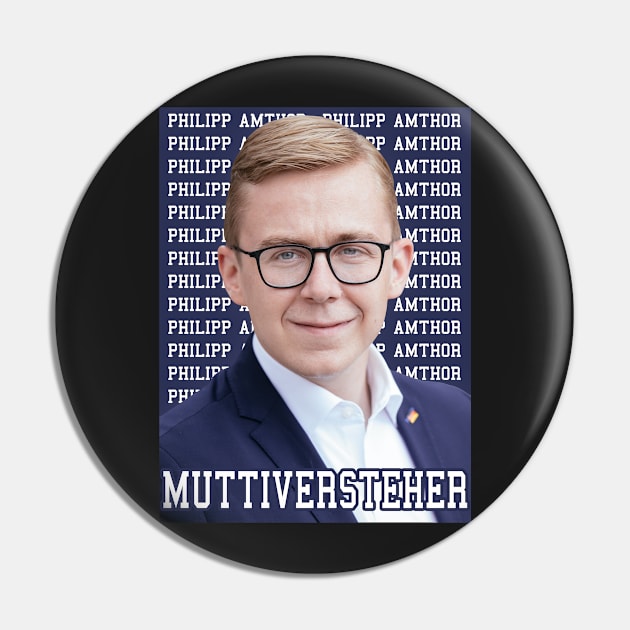 Philipp Amthor Portrait Pin by misenique