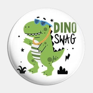 Cute Dino Swag Pin