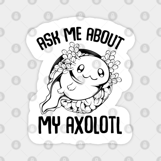 Axolotl Magnet by Lumio Gifts