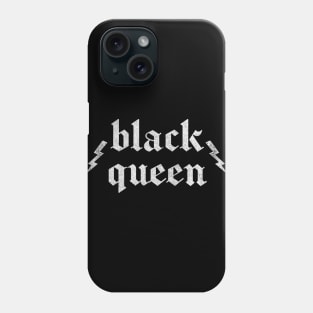 Black Queen / Typography Statement Design Phone Case