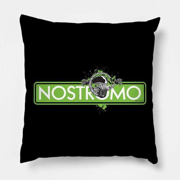 Nostromopoly Pillow by wolfkrusemark