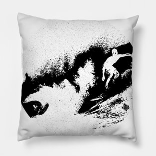 Texas Style Lone Surfer Pillow