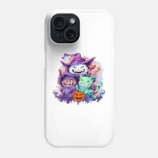 Funny Scary Cats Halloween Phone Case